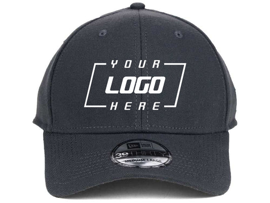 New Era Blank Poly 39THIRTY Cap - Graphite