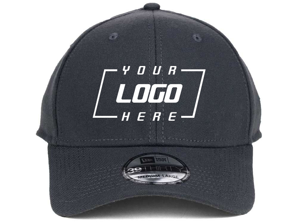 New Era Blank Poly 39THIRTY Cap - Graphite