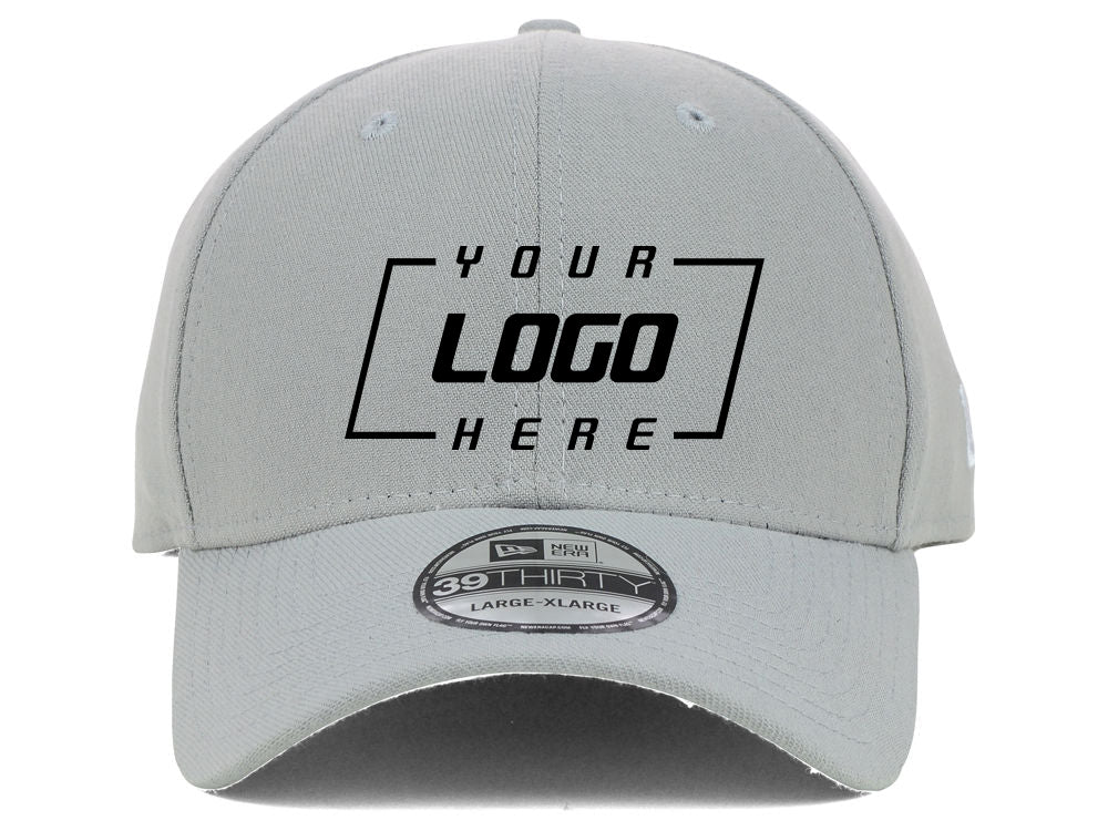 New Era Blank Poly 39THIRTY Cap - Grey