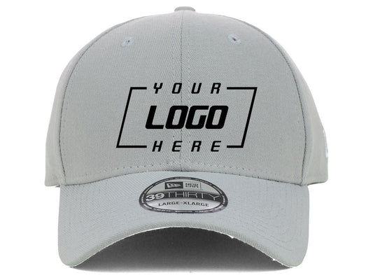 New Era Blank Poly 39THIRTY Cap - Grey