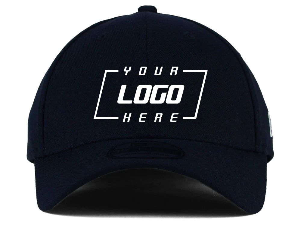 New Era Blank Poly 39THIRTY Cap - Midnight Navy