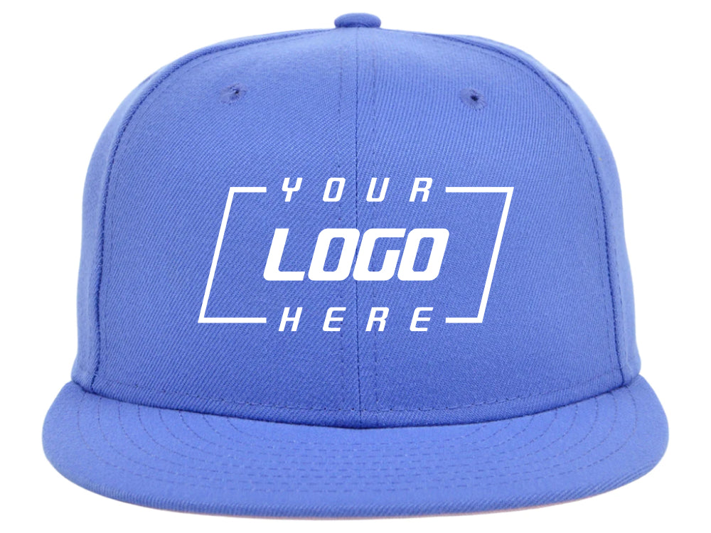 Crowns By Lids Full Court Fitted UV Cap - Blue/Pink