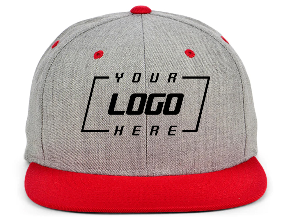YP Classics Premium Snapback - Grey/Red