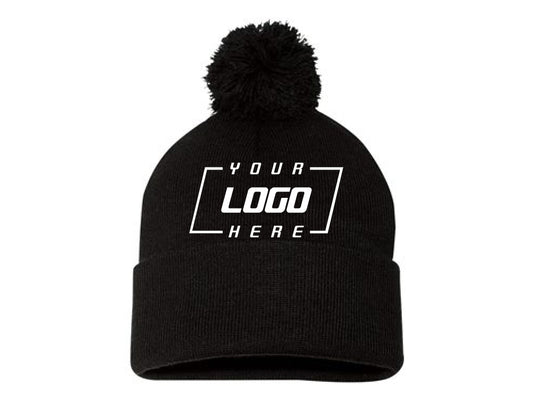 Sportsman Blank 12" Pom Knit - Black