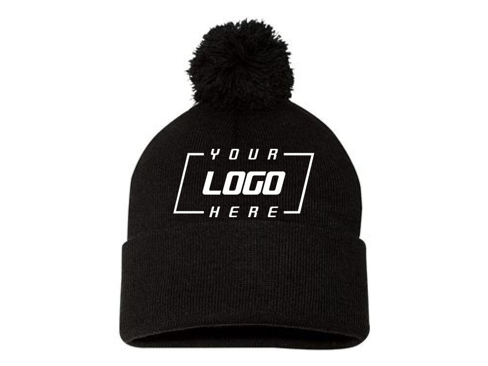 Sportsman Blank 12" Pom Knit - Black