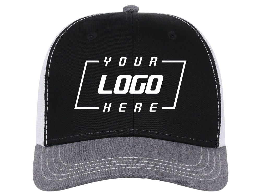 Atlantis Sonic Trucker Cap - Black/Grey/White