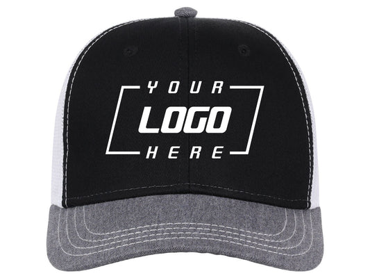 Atlantis Sonic Trucker Cap - Black/Grey/White