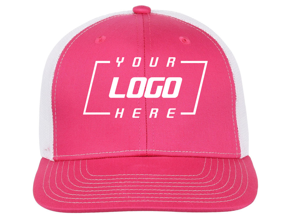 Crowns By Lids Slam Dunk Trucker Cap - Pink/White