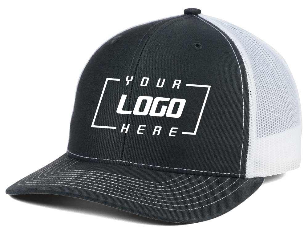 Richardson 112 Trucker - Charcoal/White