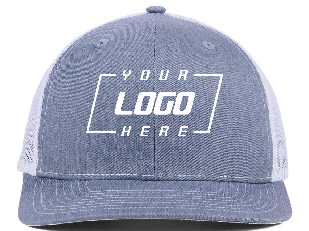 Richardson 112 Trucker - Heather Grey/White