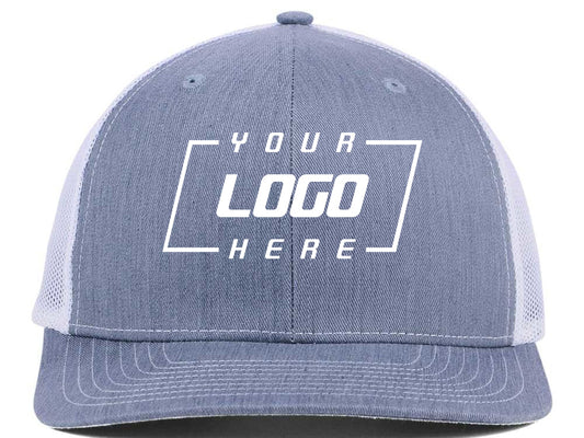 Richardson 112 Trucker - Heather Grey/White