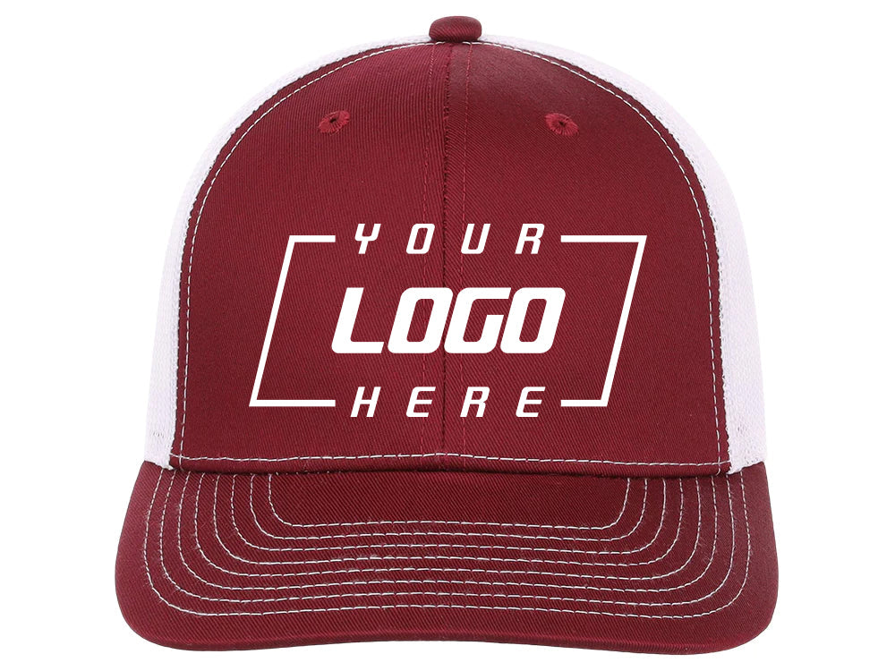 Crowns By Lids Slam Dunk Trucker Cap - Cardinal Red/White