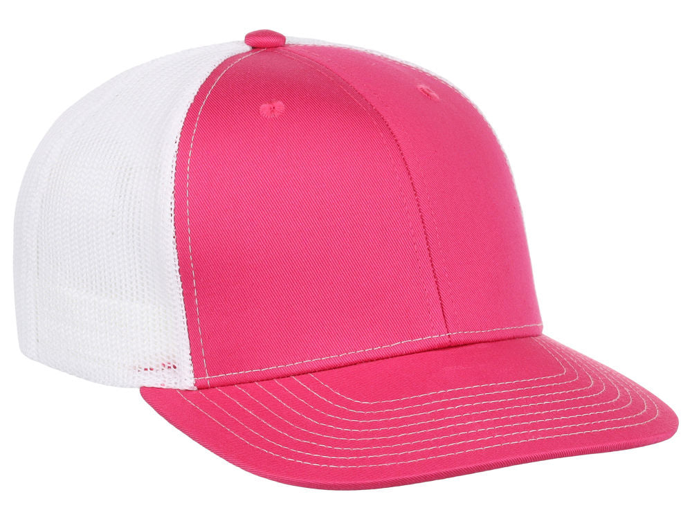 Crowns By Lids Slam Dunk Trucker Cap - Pink/White