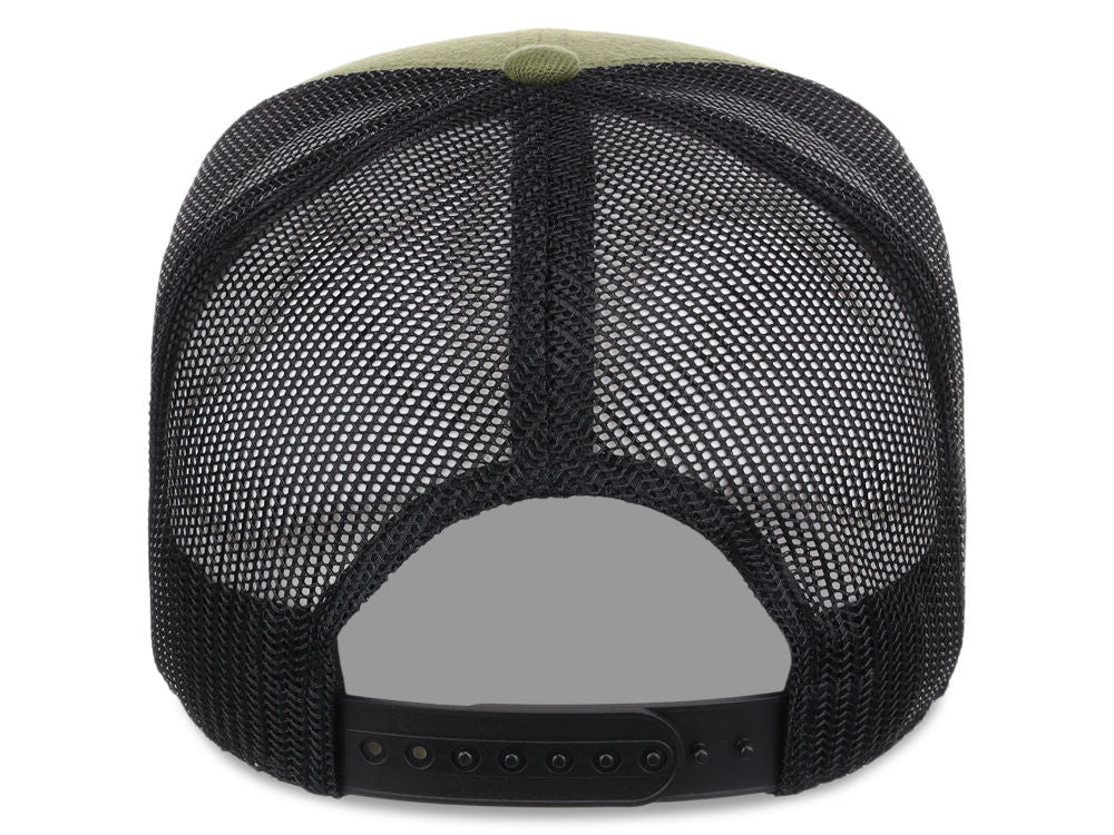 Crowns by Lids Birdie 7-Panel Trucker - Olive/Black