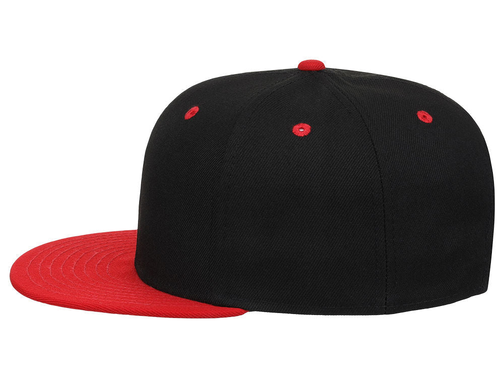 Crowns By Lids Dime Snapback Cap - Black/Red