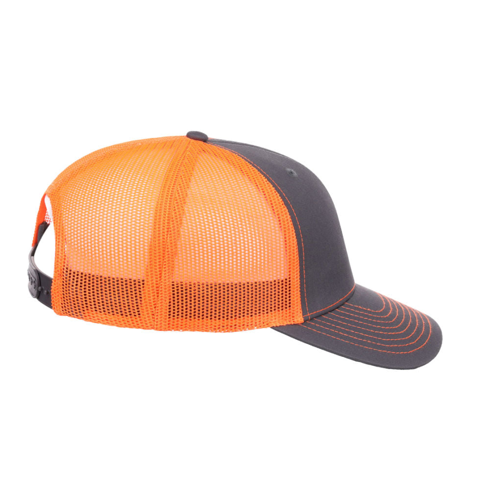 Crowns By Lids Slam Dunk Trucker Cap - Charcoal/Neon Orange