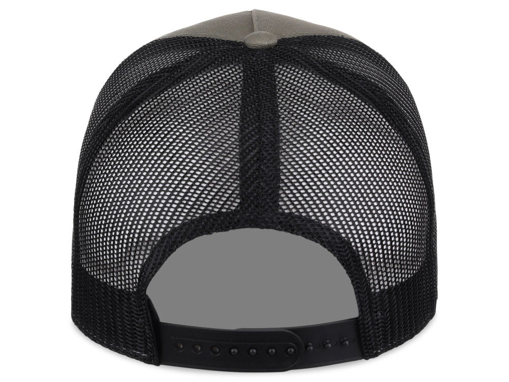 Atlantis Rapper 5-Panel Trucker Cap - Olive/Black