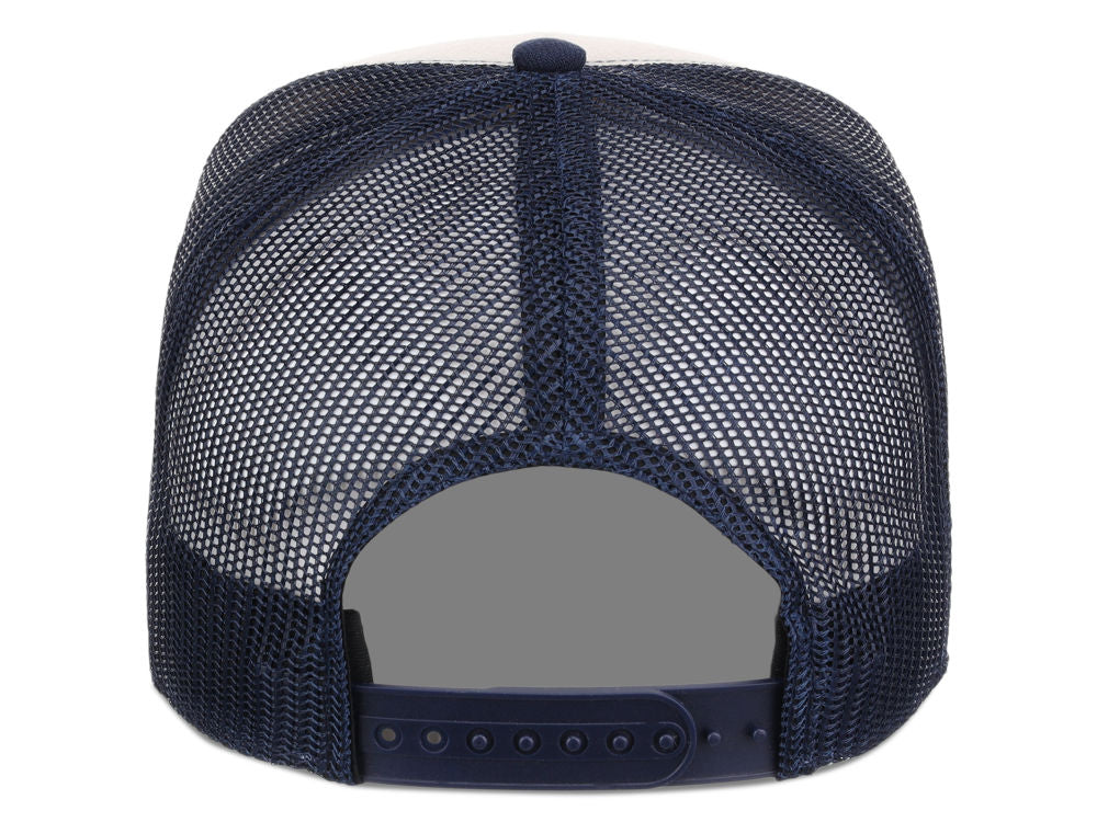 Crowns by Lids Birdie 7-Panel Trucker - Navy/Light Blue/Ivory