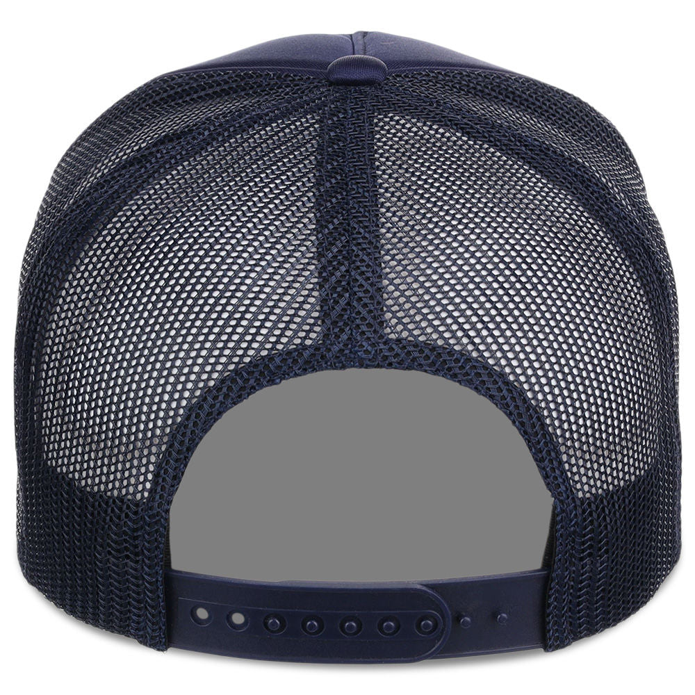 Crowns By Lids Screen Foam Trucker Cap - Navy/Navy