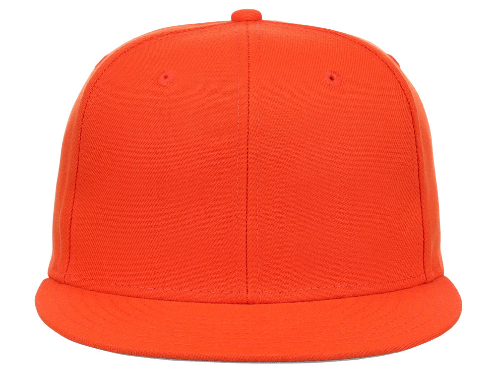 Crowns By Lids Full Court Fitted Cap - Orange