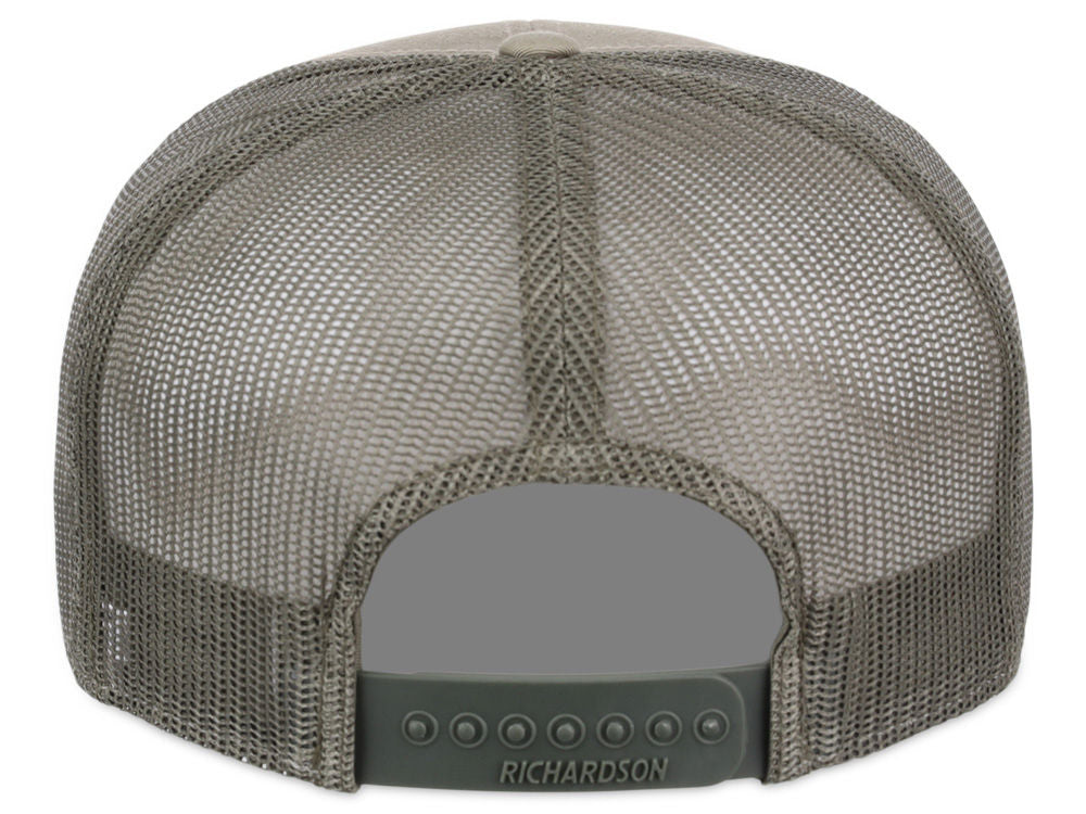 Richardson 168 7 Panel Trucker - Khaki/Light Green