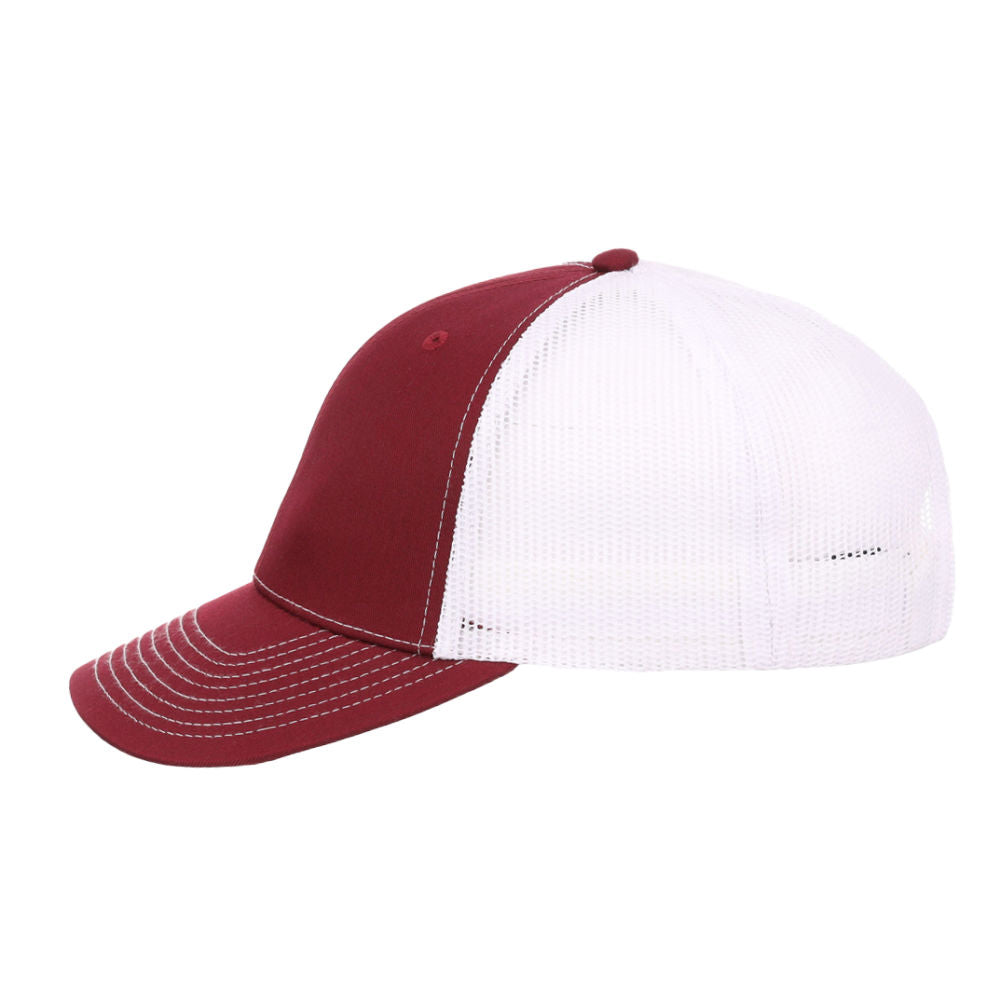 Crowns By Lids Slam Dunk Trucker Cap - Cardinal Red/White