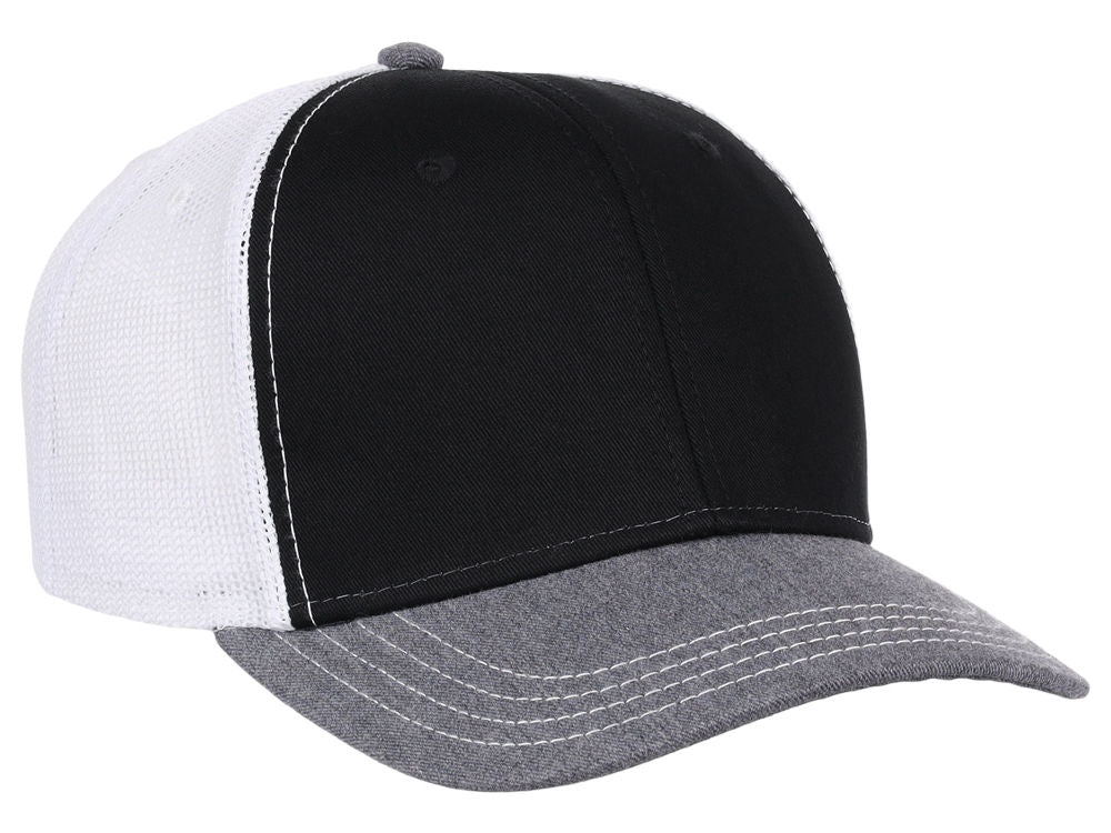 Atlantis Sonic Trucker Cap - Black/Grey/White