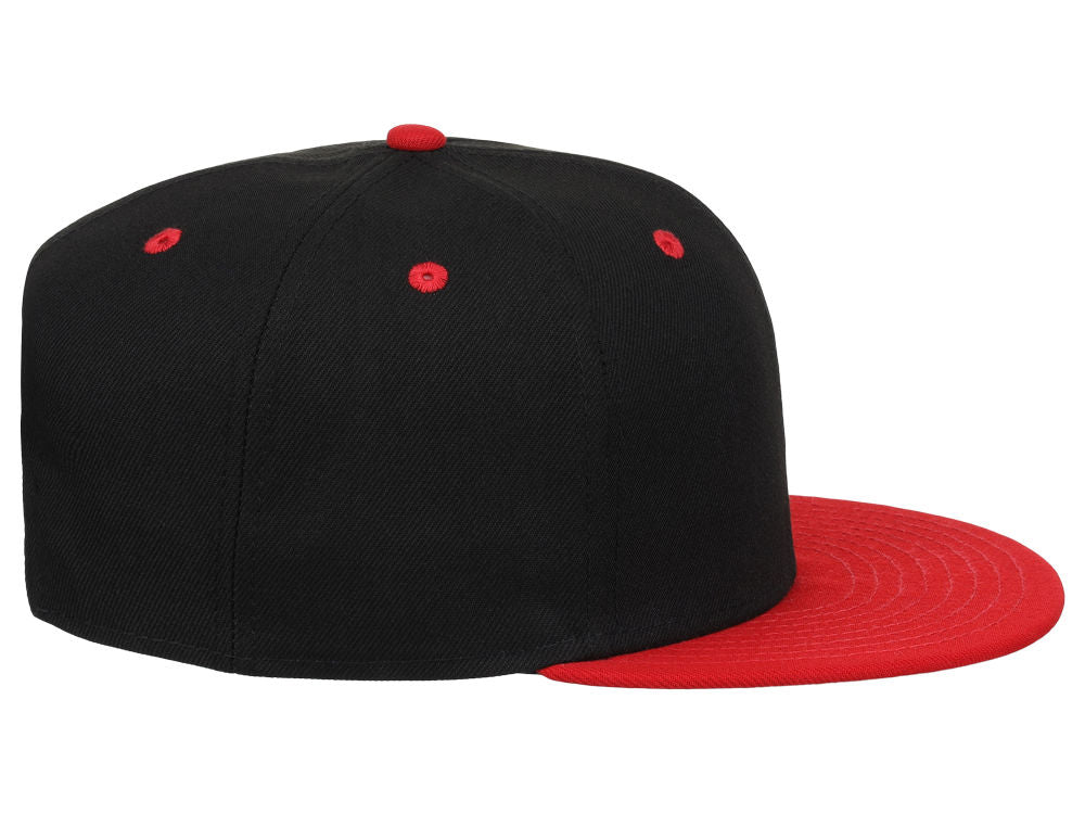 Crowns By Lids Dime Snapback Cap - Black/Red