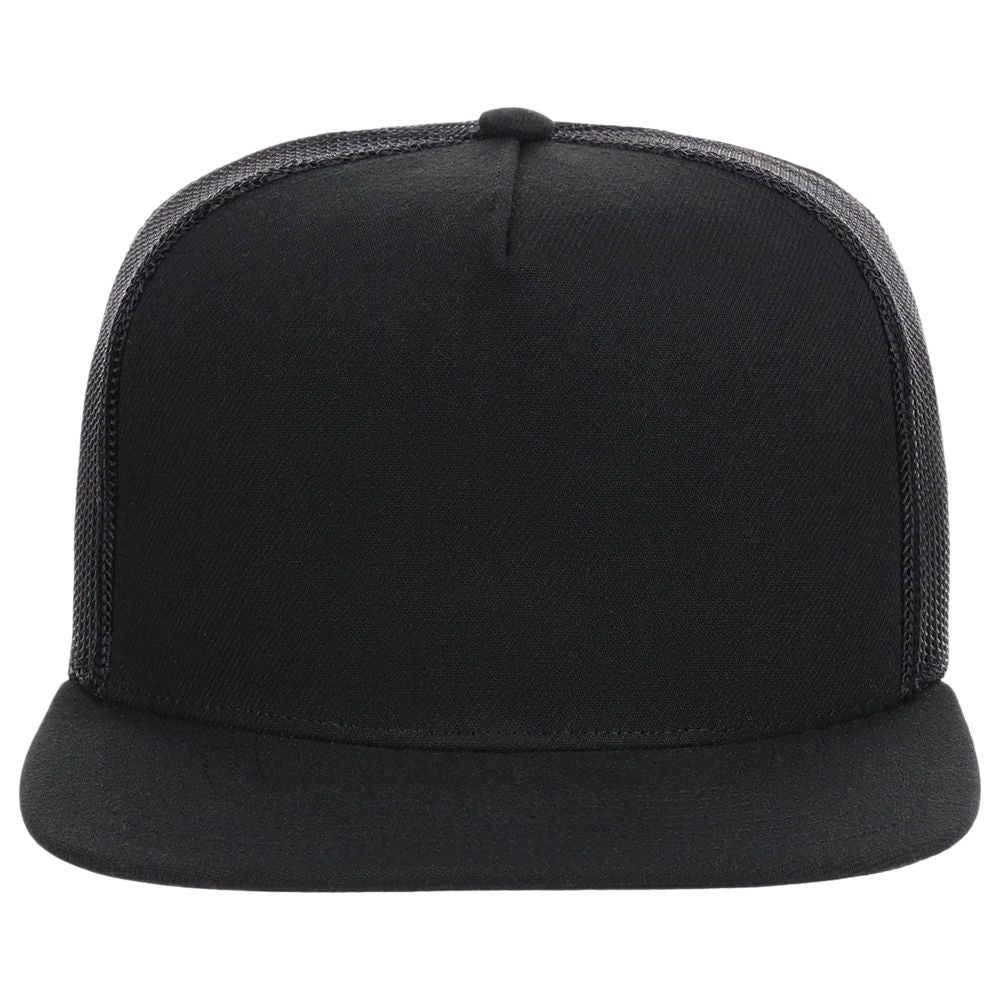 Crowns by Lids Essential 5-Panel Trucker - Black