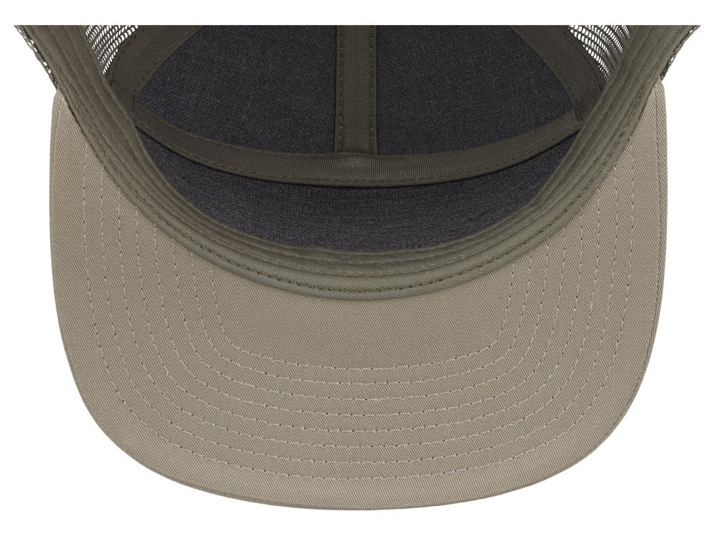 Richardson 168 7 Panel Trucker - Khaki/Light Green