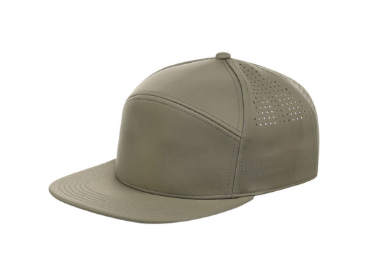 Crowns By Lids Driver 6-Panel Tech Cap - Olive