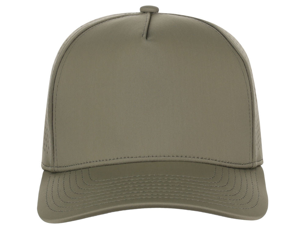 Crowns By Lids Tee Box 5-Panel Tech Cap - Olive