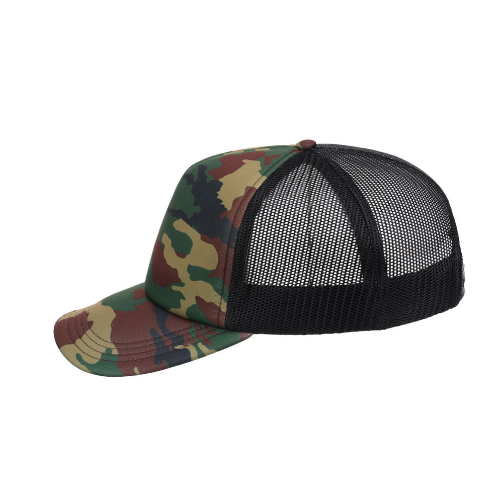 Crowns By Lids Screen Foam Trucker Cap - Camo