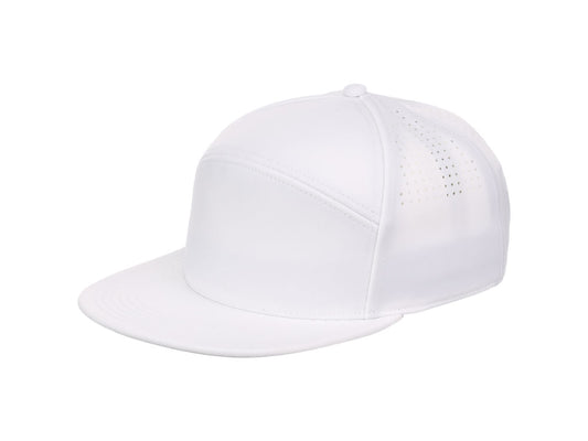 Crowns By Lids Driver 6-Panel Tech Cap - White
