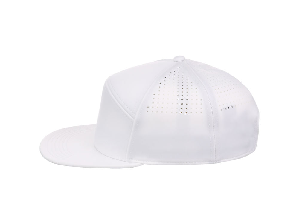 Crowns By Lids Driver 6-Panel Tech Cap - White