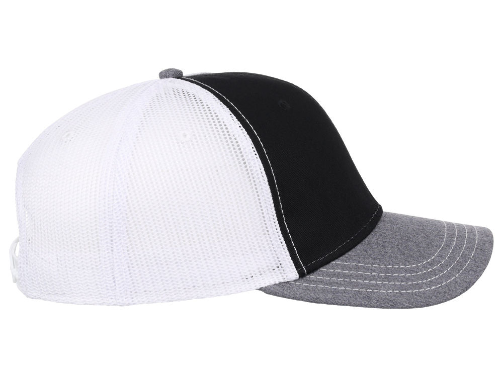 Atlantis Sonic Trucker Cap - Black/Grey/White
