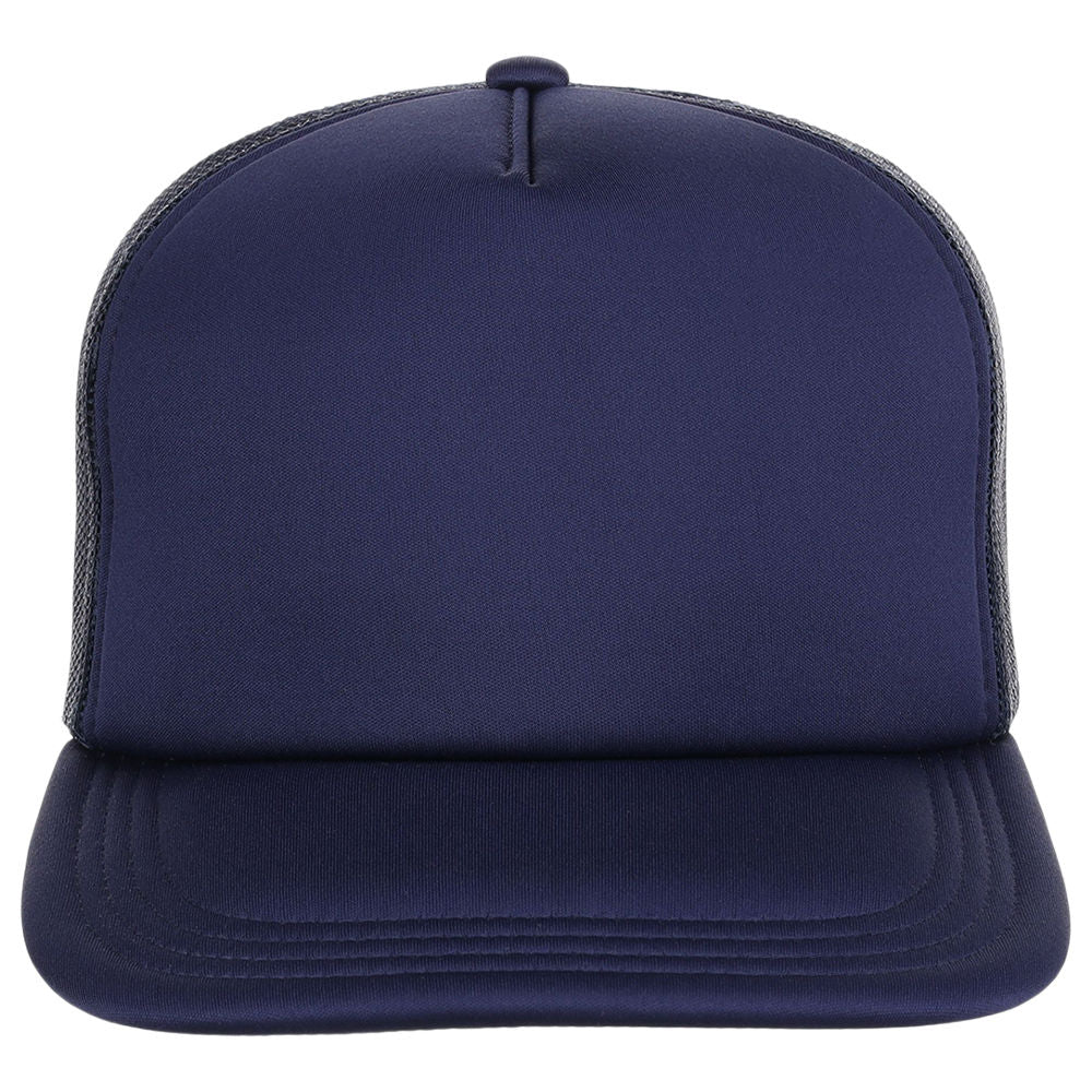 Crowns By Lids Screen Foam Trucker Cap - Navy/Navy