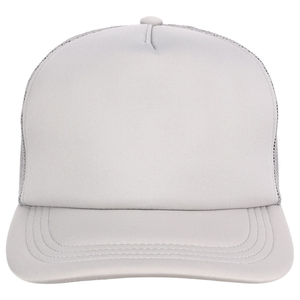 Crowns By Lids Screen Foam Trucker Cap - Grey/Grey