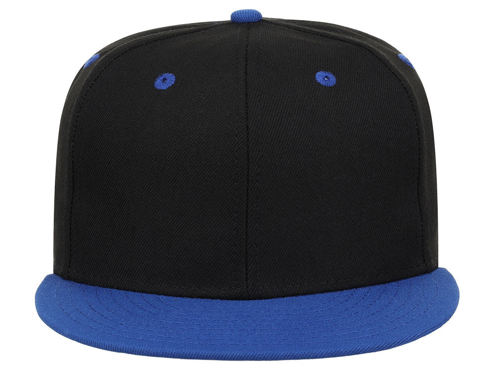 Crowns By Lids Dime Snapback Cap - Black/Royal Blue