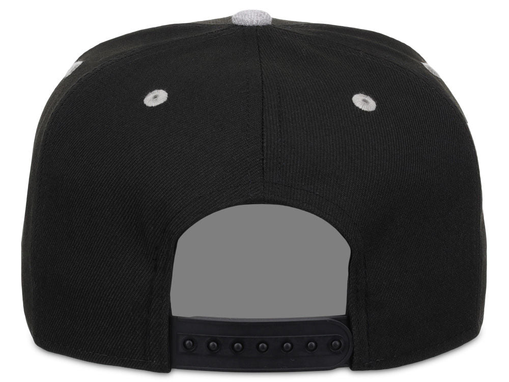 Crowns By Lids Dime Snapback Cap - Black/Heather Grey
