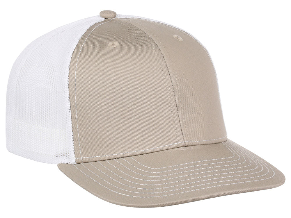Crowns By Lids Slam Dunk Trucker Cap - Khaki/White